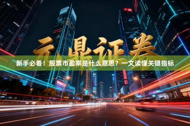新手必看！股票市盈率是什么意思？一文读懂关键指标
