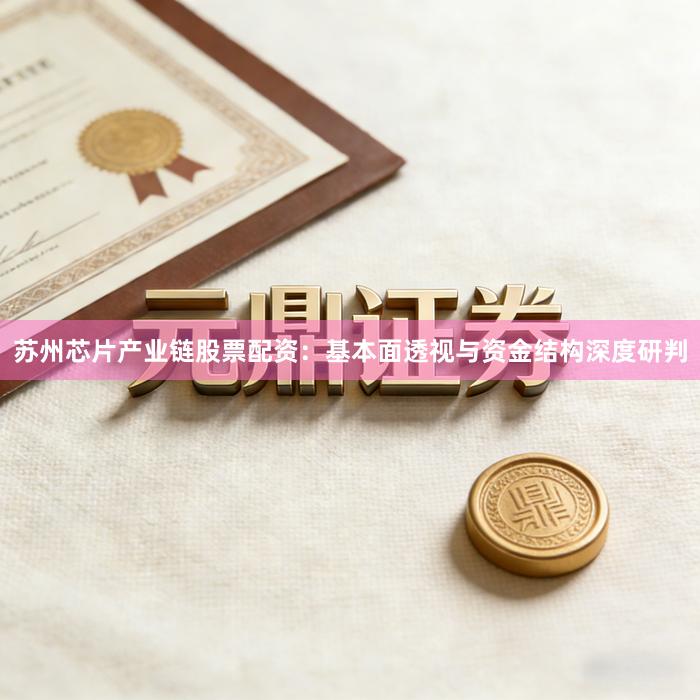 苏州芯片产业链股票配资：基本面透视与资金结构深度研判