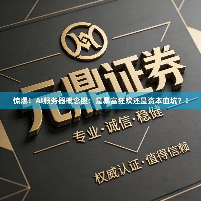 惊爆！AI服务器概念股：是暴富狂欢还是资本血坑？！