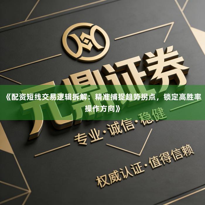 《配资短线交易逻辑拆解：精准捕捉趋势拐点，锁定高胜率操作方向》