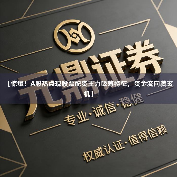 【惊爆！A股热点现股票配资主力吸筹特征，资金流向藏玄机】