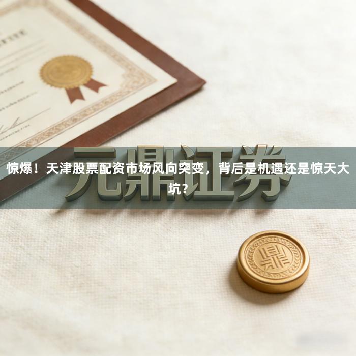 惊爆！天津股票配资市场风向突变，背后是机遇还是惊天大坑？