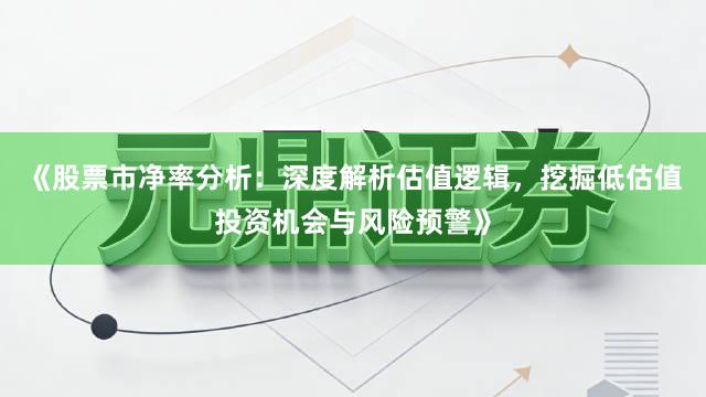 《股票市净率分析：深度解析估值逻辑，挖掘低估值投资机会与风险预警》