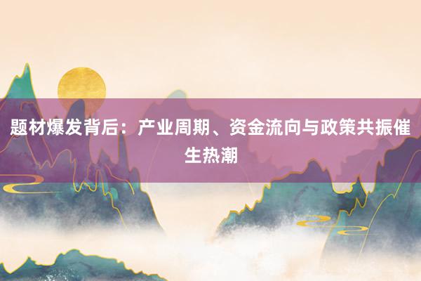 题材爆发背后：产业周期、资金流向与政策共振催生热潮